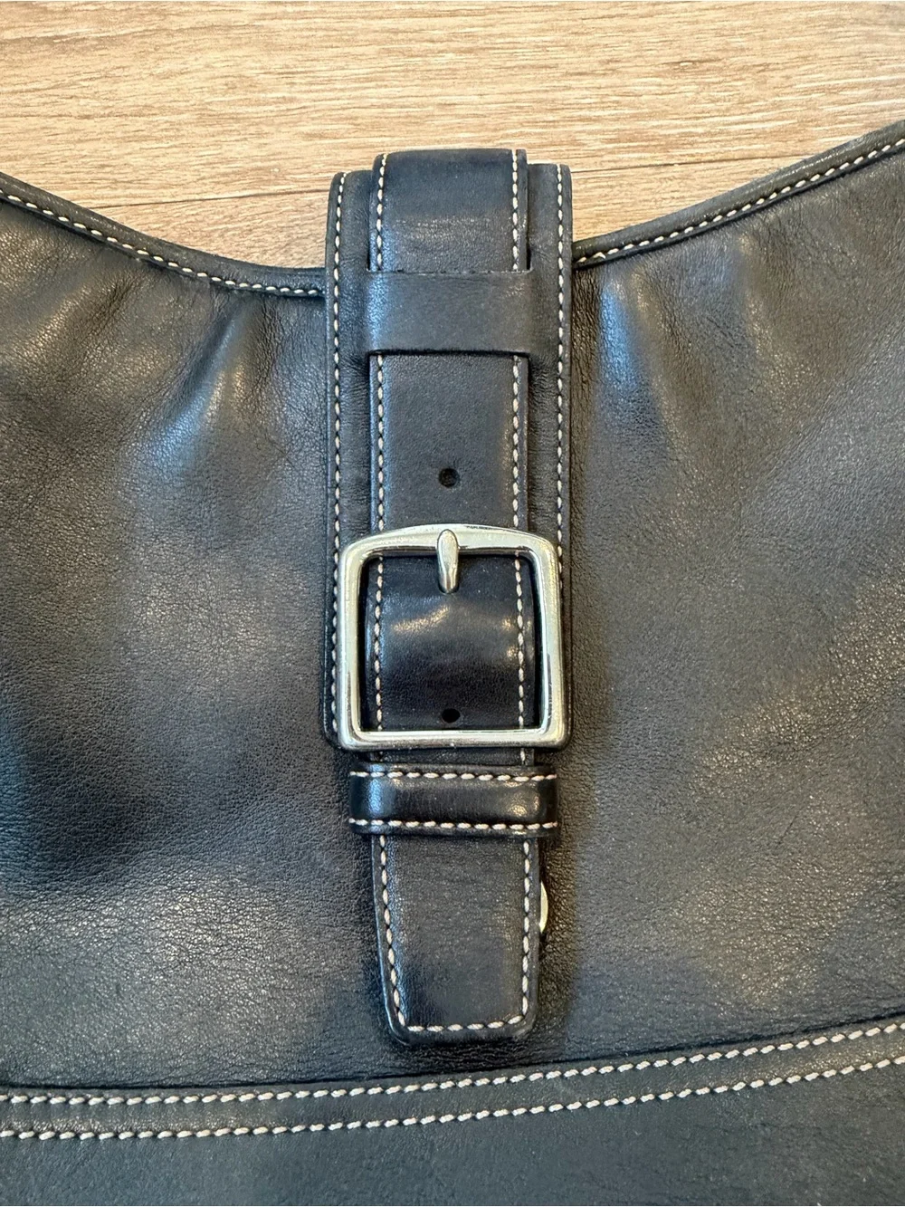 Coach Soho Hampton satchel black leather shoulder bag Y2k vintage - Picture 11 of 12